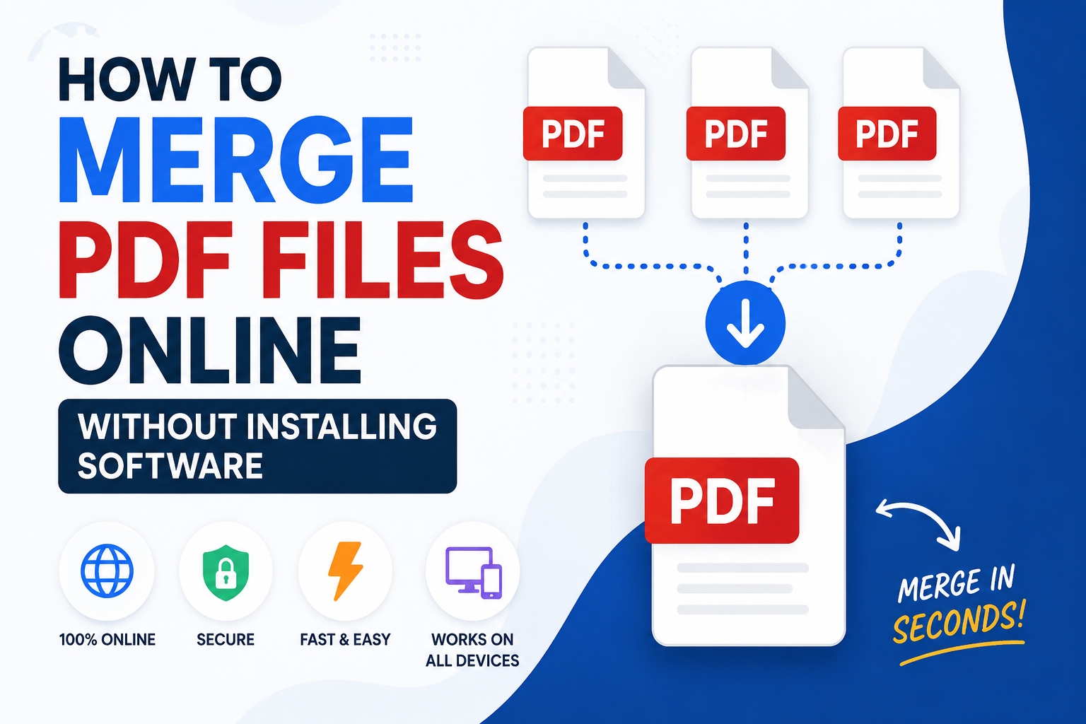 How to Merge PDF Files Online Without Installing Software
